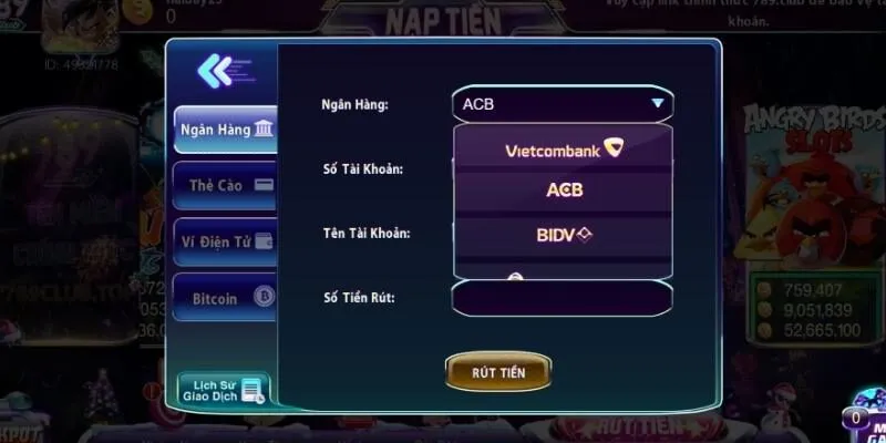 web 789club rút tiền